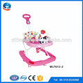 Hot sales multifunction new car shape baby walker with 8 swivel wheels